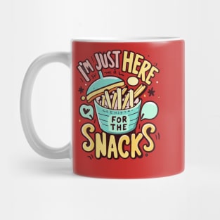 I'm Just Here For The Snacks American Football Match Winner Mug